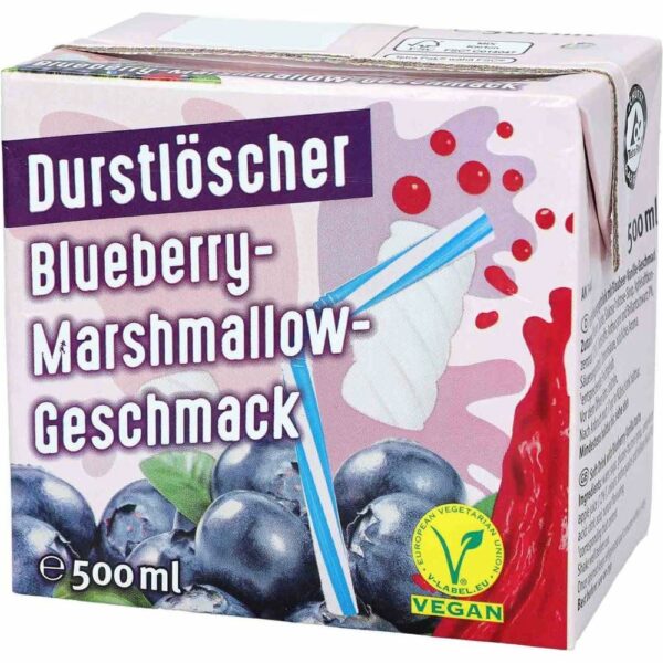 Durstlöscher Blueberry-Marshmal. 12x0,5l