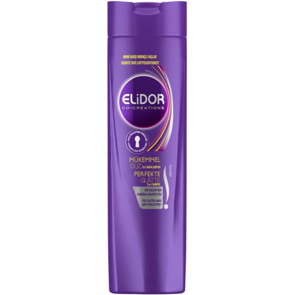Elidor Mükemmel Düz Samp. Mor 12x400ml